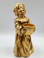 kolędnik - świecznik - figurka - złota dziewczynka jasełka