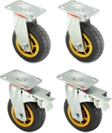 OBROTOWE KÓŁKA PRZEMYSŁOWE Z HAMULCEM DO DUŻYCH OBCIĄŻEŃ 1000Kg 150mm 4szt