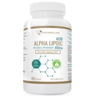 Progress Labs kwas alfa liponowy (ALA) 600 mg 60 kaps.