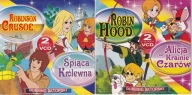 Robinson Crusoe, Robin Hood, Alicja, Śpiąca Królewna – Bajki VCD