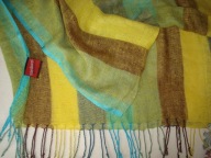 MONICA NARDUCCI szal w paski 53 / 180 cm