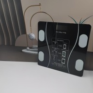 WAGA ŁAZIENKOWA ANALITYCZNA BMI ELEKTRONICZNA BLUETOOTH CZARNA DO 180kg