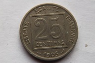 25 CENTIMES 1903 R. FRANCJA - CJ974