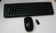 Zestaw klawiatura mysz odbiornik Logitech K220
