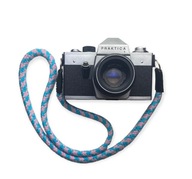 Pasek do aparatu bawełna analogowy turkusowo róż