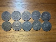 ZESTAW MONET 2 ZŁOTE ROCZNIK 1979 - 1988(10 MONET) II Zestaw