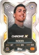 TOPPS MATCH ATTAX EXTRA 2025-2026 CHROME CX2 RODRI MANCHESTER CITY