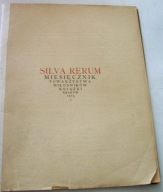 SILVA RERUM MIESIĘCZNIK TOWARZYSTWA MILOŚNIKÓW KSIĄZKI KRAKÓW LUTY 1925