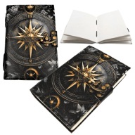 NOTES SKÓRZANY RÓŻA WIATRÓW 200 STRON