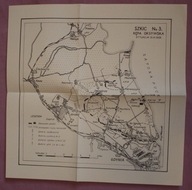 MAPA - SZKIC No 3 KĘPA OKSYWSKA SYTUACJA 13.IX. 1939. REPRINT, REPRODUKCJA