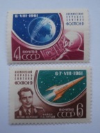 ZSRR - Lot Titowa w Kosmos - Mi. 2521-22 A **