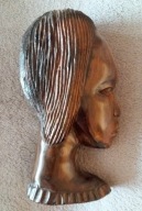 Głowa drewniana, stojąca (Afryka)