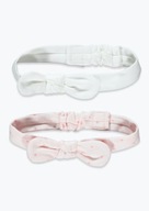 Matalan 2pack opaska bawełniana niemowlęca pin up