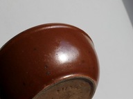 MAKUTRA CERAMICZNA DZIEŻA FNK Bochnia SYGNOWANA Szkliwiona Terrakota 20 cm