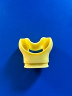 Ergonomiczny silikonowy uniwersalny ustnik do automatu fajki - żółty