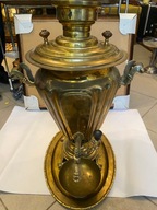 Samowar mosiężny sygnowany TUŁA