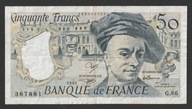 Francja 50 franków 1991 - G.66 - de la Toure