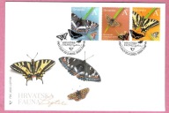 Chorwacja 2023, FDC owady, motyle