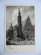 BRESLAU-WROCŁAW RATUSZ przedwojenna POCZTÓWKA