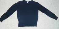 sweter granatowy r. M