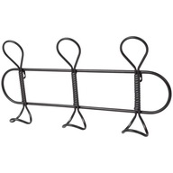 WIESZAK ŚCIENNY RUSTYKALNY METALOWY WYGLĄD RATTANU