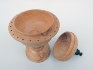 Pojemnik na kadzidła i kadzidełka DREWNO sygnowany *Doug Johnson*