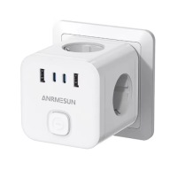 KOSTKA ZASILAJĄCA DO TELEFONU USB-C 20W 3 GNIAZDA 230V LISTWA DO ŁADOWANIA