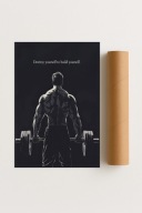 Plakat bez ramy 30x40cm Destroy yourself to build yourself Motywacja Siła