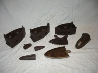 Stare oryginalne części do żelazek.