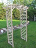 Pergola z łukiem ogrodowa dębowa drewniana radrew