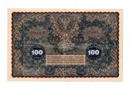 100 Marek 1919r. I Serja M rzadka odmiana