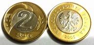2005 r 2 zł złote MW * MENNICZE