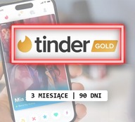 TINDER GOLD | 3 MIESIĄCE - 90 DNI | KOD | 24/7 | POLAND | EUROPE