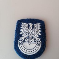 Naszywka wojskowa orzełek wojska obrony wybrzeża