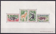 1963 Wybrzeże Kości Słoniowej fauna Mi blok 2 **