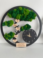 Zegar z chrobotkiem, prezent dla rodziców