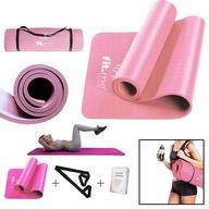 MATA FITNESS TRENINGOWA DO ĆWICZEŃ DO JOGI PILATESU FIT.ME 182x60 CM RÓŻOWY