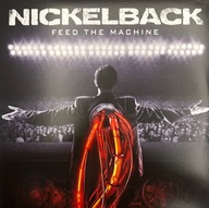 NICKELBACK - FEED THE MACHINE / RED & BLACK MARBLE VINYL