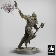 Bloodknight Axe Swing - OI - figurka RPG DnD D&D - druk 3D 14K