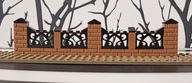 LEGO Ogrodzenie 4 przęsła (wersja 3) kolor Nugatowy