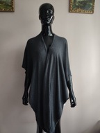 VERA TUCCI PONCZO z wełna kaszmirem dzianinowe