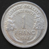 Francja 1 frank 1947