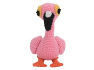 Zestaw do szydełkowania Crelando DIY Różowy flaming