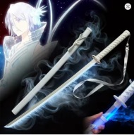 Katana LED z Dymem i Iskrami – Miecz Samurai RGB|Cosplay / TikTok / Prezent
