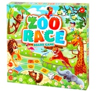 WYCIECZKA DO ZOO Gra Planszowa Rodzinna Edukacyjna ŚWIAT ZWIERZĄT