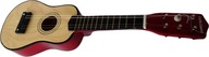 21 CALOWA GITARA AKUSTYCZNA MAŁA PRZENOŚNA DREWNIANA GITARA DLA DZIECI