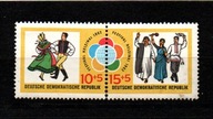 Znaczki Niemcy DDR Światowy Festiwal Młodzieży 1962r.