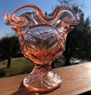 Pucharek cukiernica szkło Ząbkowice PRL