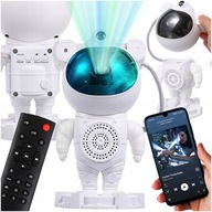 PROJEKTOR GWIAZD ASTRONAUTA LED LAMPKA NOCNA RZUTNIK DLA DZIECI Z PILOTEM