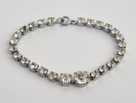 BRANSOLETA Z CYRKONIAMI